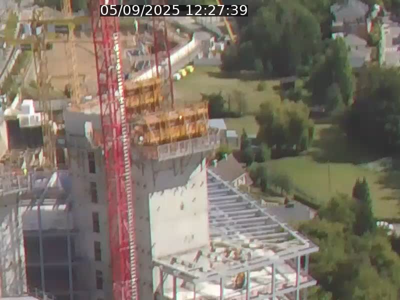 Webcam sur l'avenue John Fitzgerald Kennedy (N51) avec vue orientée vers le Findel
