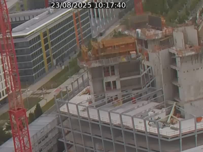 Webcam sur l'avenue John Fitzgerald Kennedy (N51) avec vue orientée vers le Findel