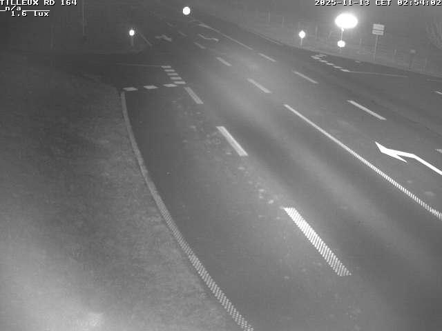 Webcam sur la RD164 à Tilleux. Vue orientée vers Neufchâteau