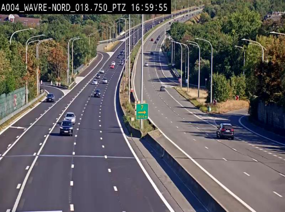 Webcam traffic E411(A4) - BK 18.7 - Bierges (Wavre Nord)