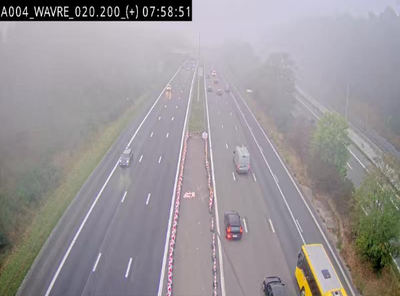 Webcam @ Wavre-sud KP 19.6, A4/E411