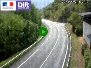 Caméra trafic sur la N90 à Bourg-Saint-Maurice, en provenance d'Aoste et en direction d'Albertville