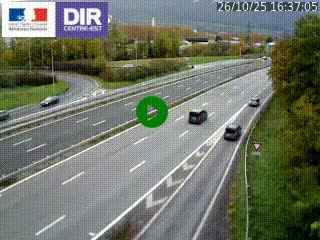 Caméra routière à hauteur de la sortie 15 Chambéry-centre au PK 4,103 en direction d'Albertville
