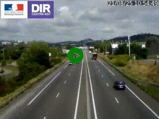 Caméra autoroute à Saint-Etienne (Les Littes) à hauteur du Ikea Saint-Etienne sur l'A72 en direction de Roanne
