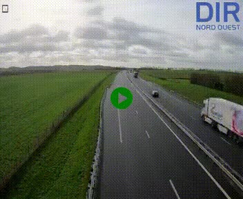 Webcam sur A84 à hauteur de l'échangeur de Poilley avec la N175, au sud d'Avranches