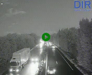 Webcam sur le périphérique de Caen (N814) à l'est de la ville, à Mondeville hauteur de la sortie 2, Presqu'île-Rives de l'Orne, au bout de l'autoroute A13