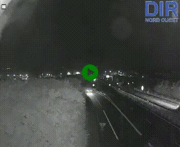 Webcam au début de l'A84 sur le périphérique Ouest de Caen (N814) à hauteur de la sortie 9, Porte de Bretagne