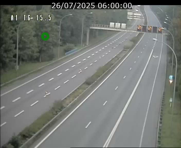 Traffic live webcam Luxembourg Munsbach - A1 direction Luxembourg - BK 15.5