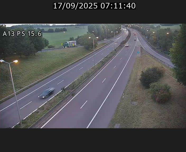 Traffic live webcam Luxembourg Kayl - A13 direction Dudelange - BK 15.6