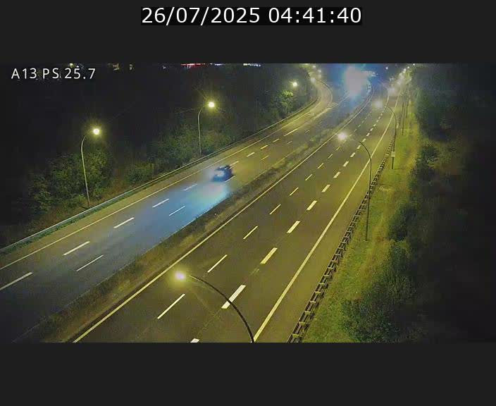 Traffic live webcam Luxembourg Frisange - A13 direction Allemagne - BK 26