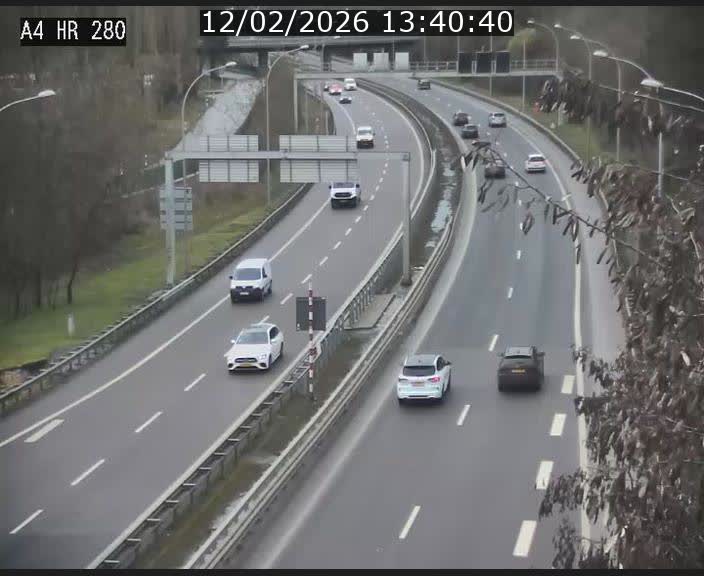 Webcam traffic A4 Luxembourg - BK 0.2 - P+R Bouillon (direction Luxembourg)