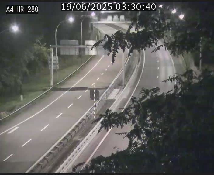 Webcam traffic A4 Luxembourg - BK 0.2 - P+R Bouillon (direction Luxembourg)
