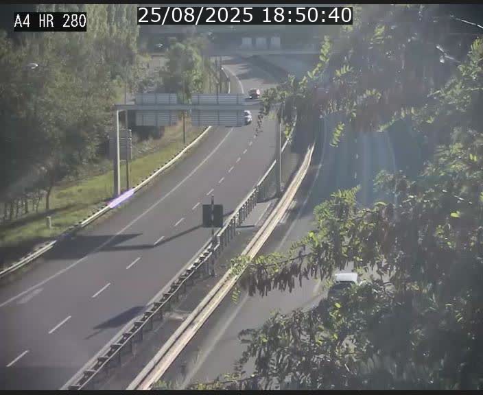 Webcam traffic A4 Luxembourg - BK 0.2 - P+R Bouillon (direction Luxembourg)