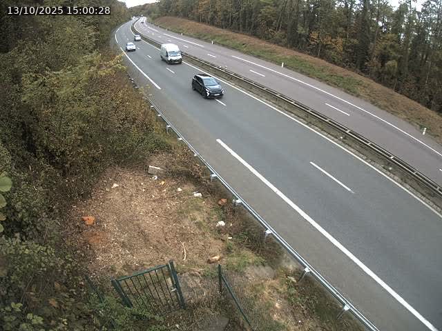 Caméra autoroute France - N52, Crusnes vers Belgique, Luxembourg