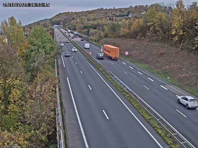 Caméra autoroute France - A30, Hayange direction Metz