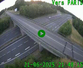Clone of Caméra routière sur l'autoroute A20 au nord de Limoges, à la jonction avec la N520. Vue orientée vers Paris