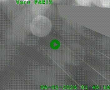 Caméra routière sur l'autoroute A20 à Saint-Pardoux-l'Ortigier, à la jonction avec l'A89. Vue orientée vers Paris