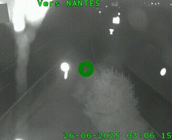 Webcam N147 au nord de Poitiers et à la jonction avec la A10