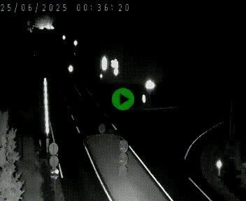 Webcam routière sur la N122 au niveau du Tunnel du Lioran. Vue de l'entrée côté Aurillac.