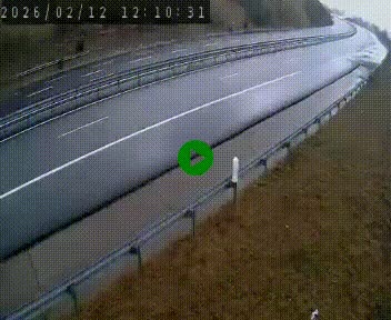 Caméra autoroutière France - A75, Engayresque, entre Millau et Séverac-le-Chateau, en direction de Montpellier