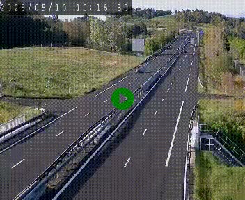 Caméra autoroutière France - A75, Coren, en direction de Montpellier