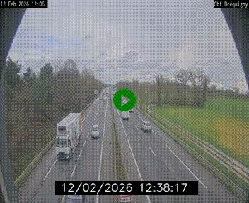 Webcam sur le périphérique de Rennes (N136) à hauteur du quartier Bréquigny, au sud de la ville