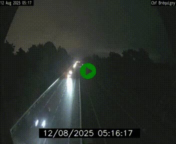 Webcam sur le périphérique de Rennes (N136) à hauteur du quartier Bréquigny, au sud de la ville