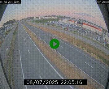 Webcam sur la N165 à hauteur de Caudan, dans le Morbihan.