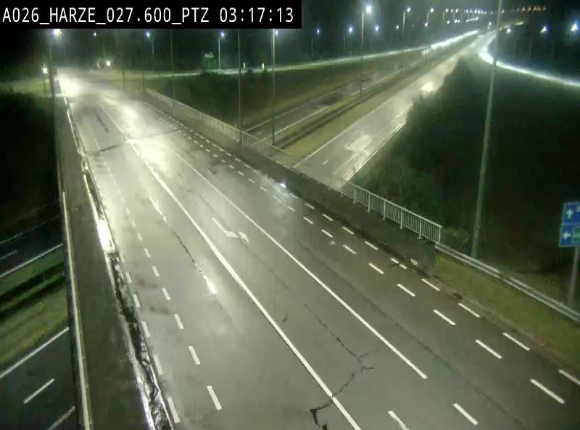 Caméra autoroute Belgique - Sougné-Remouchamps,E25 direction Luxembourg