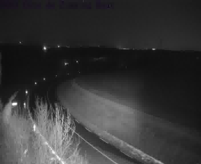 Webcam sur la D603 située en haut de la Côte de Zimming. Vue orientée vers Saint-Avold.