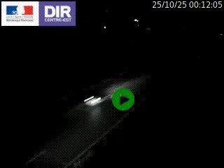 Webcam sur la Nationale 201 à hauteur de la sortie Chambéry-Nord, avant à la jonction entre l'A41 et l'A43, en direction de Lyon