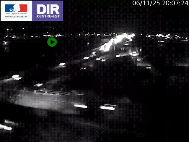 Webcam autoroute sur A450 à Pierre-Bénite en direction de Lyon et de l'autoroute A7