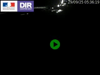 Webcam traffic à Grenoble-sud sur l'autoroute A480. Vue orientée vers l'entrée et la sortie de Grenoble