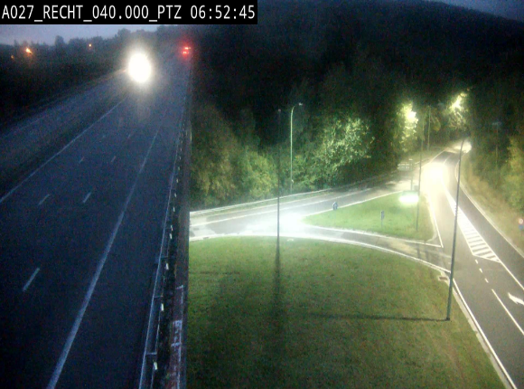 Webcam sur A27/E42 après Malmedy. Vue orientée vers l'Allemagne