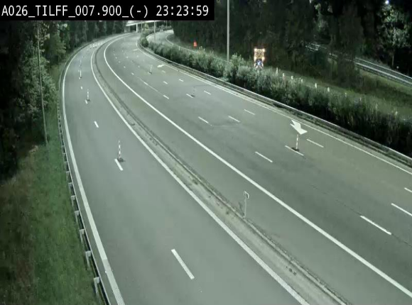 Webcam autoroute A26/E25 à Esneux, en Belgique en direction Luxembourg - BK 7.9