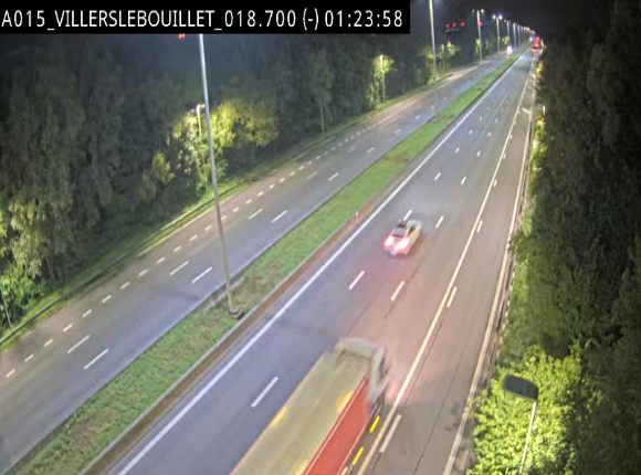 Webcam autoroute Belgique - Villers-le-Bouillet - E42 direction Liège - BK 18.7