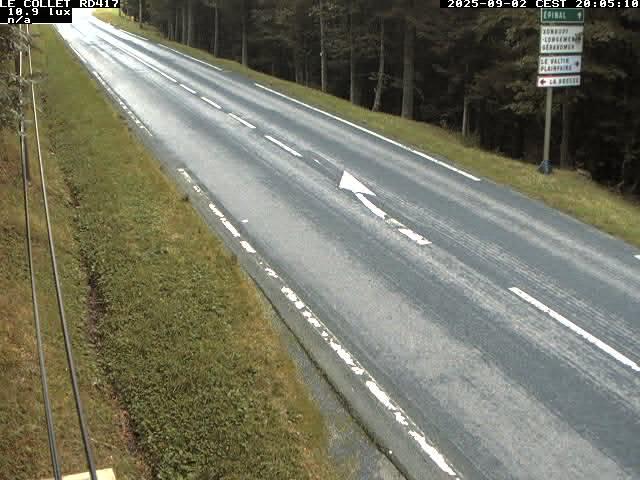 Caméra du Collet sur la route de Colmar (D417)