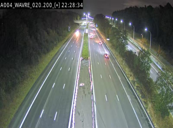 Webcam @ Wavre-sud KP 19.6, A4/E411