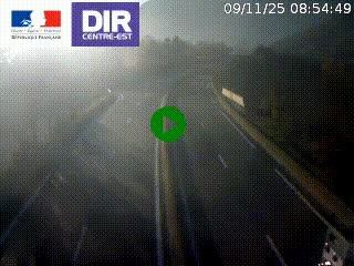 Caméra sur la Nationale 90 (N90) à La Léchère, en direction et à proximité d'Albertville