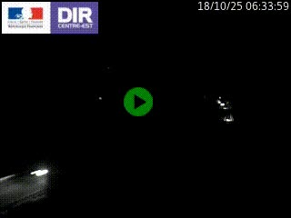 Caméra trafic à Meylan sur la Rocade-Sud de Grenoble en direction d'Aix-en-Provence