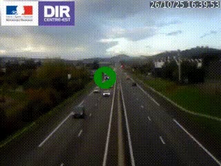 Caméra autoroute à Saint-Etienne (Les Littes) à hauteur du Ikea Saint-Etienne sur l'A72 en direction de Roanne