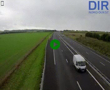 Webcam sur A84 à hauteur de l'échangeur de Poilley avec la N175, au sud d'Avranches
