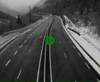 Webcam Porté-Puymorens sur N320, en direction de Pas de la Casa (Andorre)