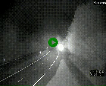 Webcam dans les Pyrénées à hauteur de Mérens-les-Vals sur N320, en direction de Pas de la Casa (Andorre)