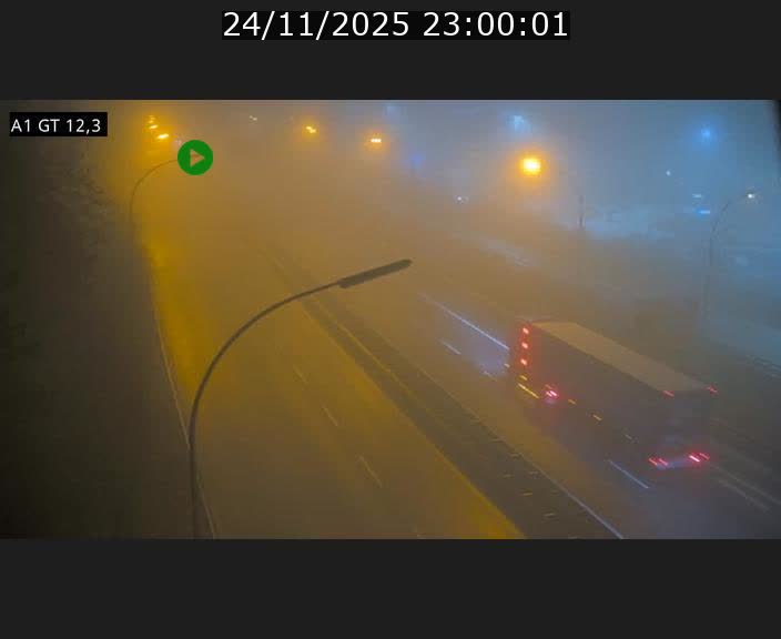 Traffic live webcam Luxembourg Senningerberg - A1 direction Allemagne - BK 12.3