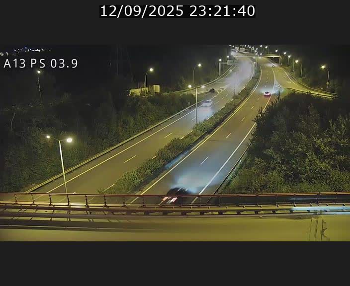 Traffic live webcam Luxembourg Differdange - A13 direction Esch-sur-Alzette - BK 3.9