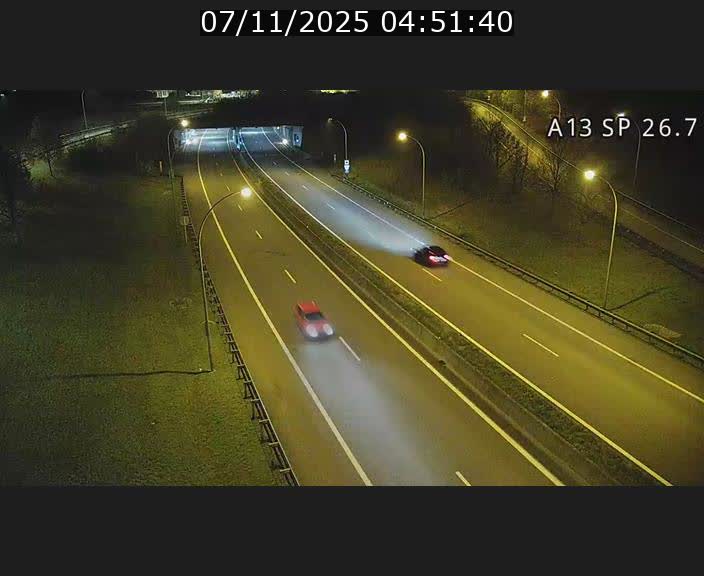 Traffic live webcam Luxembourg Frisange - A13 direction Luxembourg-ville - BK 26.7