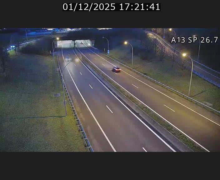Traffic live webcam Luxembourg Frisange - A13 direction Luxembourg-ville - BK 26.7