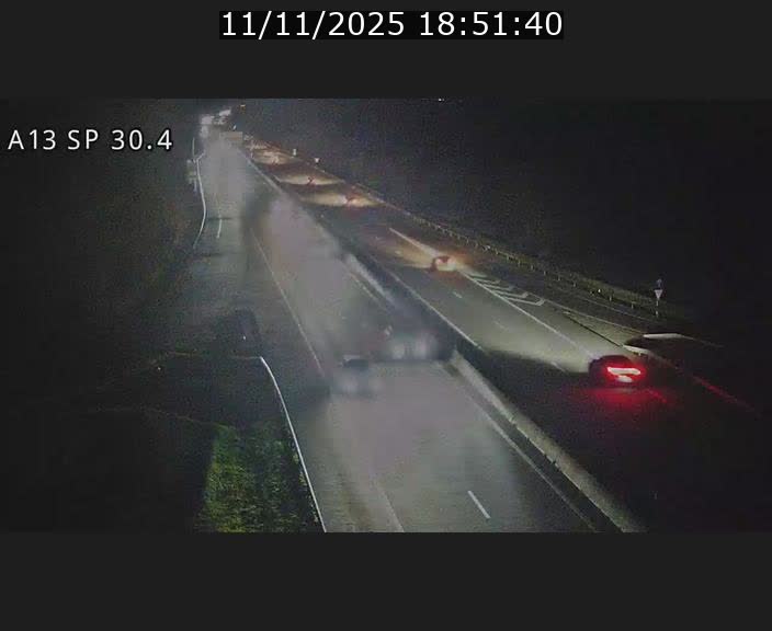 Traffic live webcam Luxembourg Altwies - A13 direction Luxembourg-ville - BK 30.4