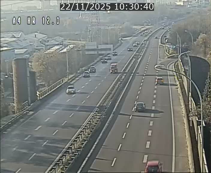 Traffic live webcam Luxembourg Jonction Foetz - A4 - BK 12.0 - direction Esch sur Alzette